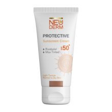 کرم ضد آفتاب رنگی نئودرم مدل Protective با SPF50 مناسب پوست نرمال و خشک حجم 50 میلی لیتر