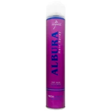 اسپری حالت دهنده مو آلبورا مدل Mega Strong حجم 500 میلی لیتر