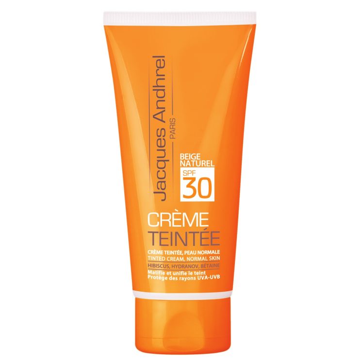 کرم ضد آفتاب SPF 30 رنگی ژاک آندرل پاریس مناسب پوست های خشک و معمولی حجم 50 میلی لیتر