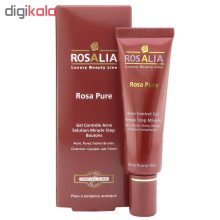 ژل ضد آکنه رزالیا مدل Rosa Pure حجم 30 میلی لیتر