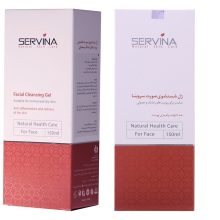 ژل شستوشوی صورت سروینا مخصوص پوستهای خشک و معمولی مدل Normal and Dry skin حجم 150میلیلیتر