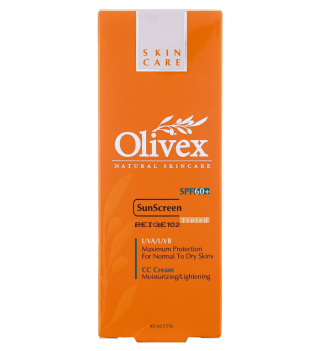 کرم ضد آفتاب SPF60 رنگی الیوکس مناسب پوست خشک حجم 40 میلی لیتر