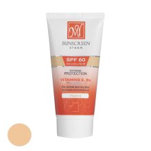 کرم ضد آفتاب رنگی مای SPF60 مناسب پوست های نرمال و خشک حجم 50 میلی لیتر